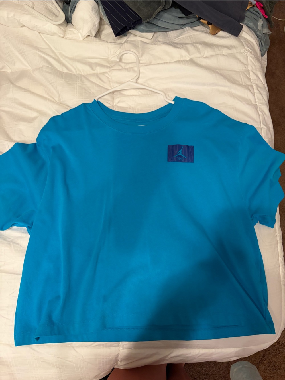 Blue Low Cut Jordan Tee